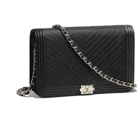 chanel wallet on chain quilted caviar gold-tone black|Wallets on Chain .